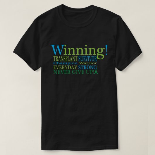 Winning Transplant T-Shirt (Design voorkant)