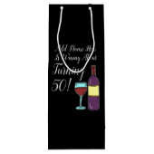 Winning van 50 50e verjaardag wijn cadeautas (Achterkant)