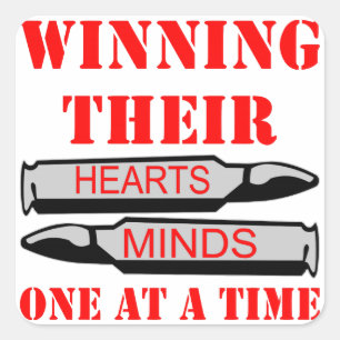 Winning van hart en nieren - Eén lamp tegelijk Vierkante Sticker