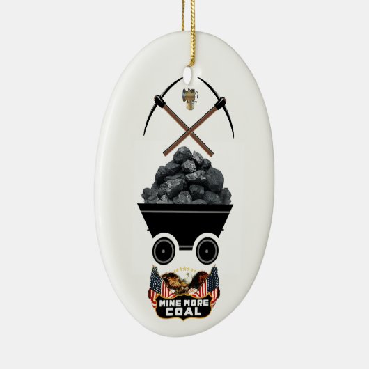 Winning van steenkool keramisch ornament (Rechts)