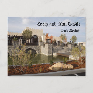 Winning van Tooth en Nail Castle in Paso Robles Briefkaart