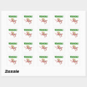 Winning Vierkante Sticker (Vel)