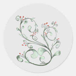 Winning voor een glimlach ronde sticker