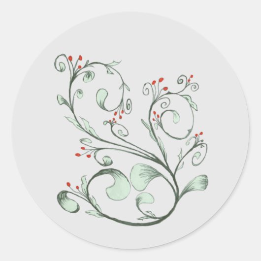 Winning voor een glimlach ronde sticker (Voorkant)