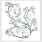 Winning voor een glimlach sticker (Vel)