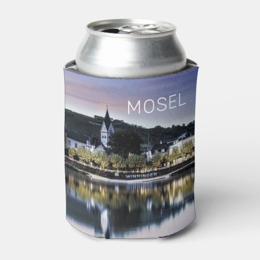 Winningen Moselle Sunset Panorama Duitsland  Blikjeskoeler (Blikje Voorkant)