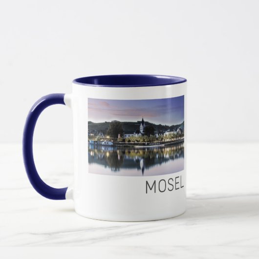 Winningen Moselle Sunset Panorama Duitsland  Mok (Links)