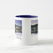 Winningen Moselle Sunset Panorama Duitsland  Mok (Midden)