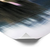 Winningen Moselle Sunset Panorama Duitsland  Perfect Poster (Hoek)