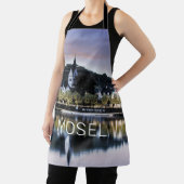 Winningen Moselle Sunset Panorama Duitsland  Schort (Insitu)