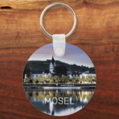 Winningen Moselle Sunset Panorama Duitsland  Sleutelhanger (Voorkant)