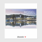 Winningen Moselle Sunset Panorama Duitsland  Sticker (Vel)
