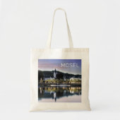 Winningen Moselle Sunset Panorama Duitsland  Tote Bag (Voorkant)