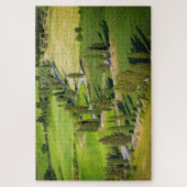 Winningsweg met cyperbomen in Toscane Legpuzzel (Verticaal)