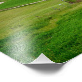 Winningsweg onder een donkere hemel foto afdruk (Hoek)