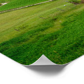 Winningsweg onder een donkere hemel poster (Hoek)