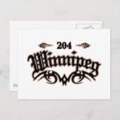 Winnipeg 204 briefkaart (Voorkant / Achterkant)
