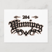 Winnipeg 204 briefkaart (Voorkant)