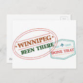 Winnipeg Been deed dat Briefkaart (Voorkant / Achterkant)