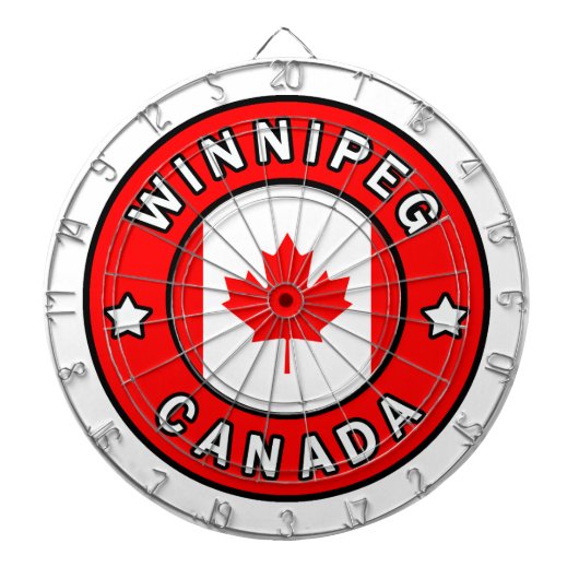 Winnipeg Canada Dartbord (Voorkant)