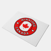 Winnipeg Canada Deurmat (Schuin)