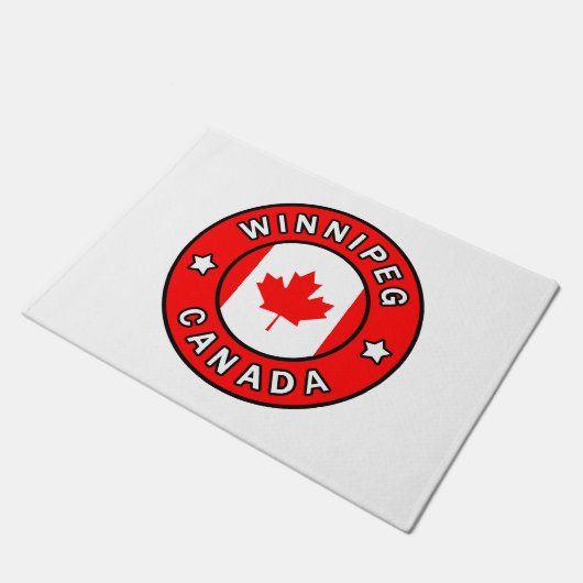 Winnipeg Canada Deurmat (Schuin)