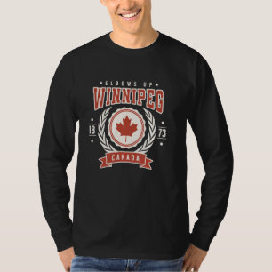 Winnipeg Canada ellebows up Canadese anti tarief p T-shirt