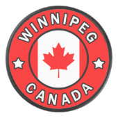 Winnipeg Canada Hockey Puck (Voorkant)