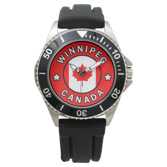 Winnipeg Canada Horloge (Voorkant)