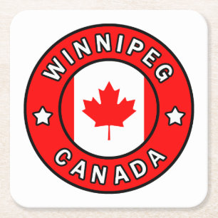 Winnipeg Canada Kartonnen Onderzetters