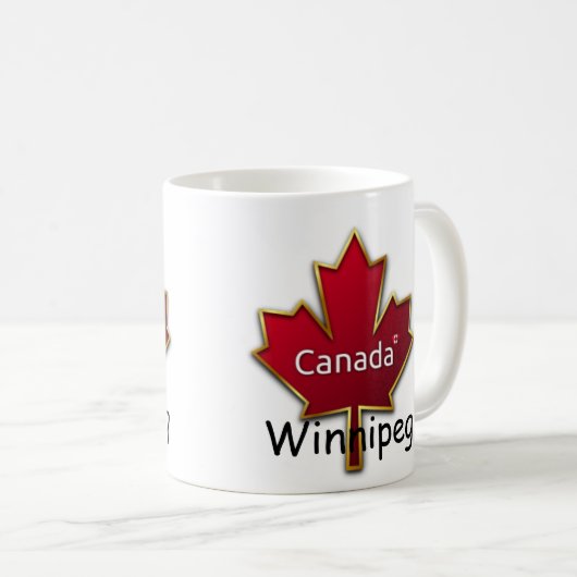 Winnipeg Canada Koffiemok (Voorkant rechts)