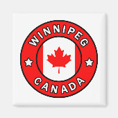 Winnipeg Canada Magneet (Voorkant)