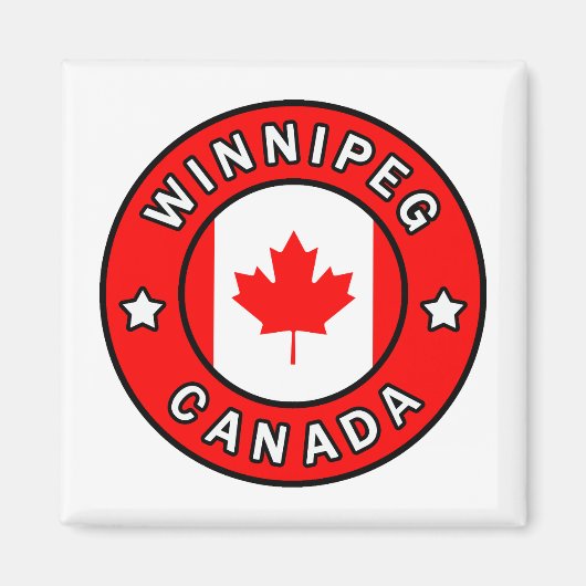 Winnipeg Canada Magneet (Voorkant)