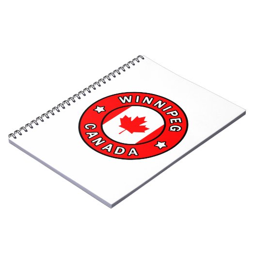 Winnipeg Canada Notitieboek (Linkerzijde)
