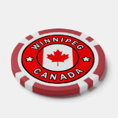 Winnipeg Canada Pokerchips (Enkel)