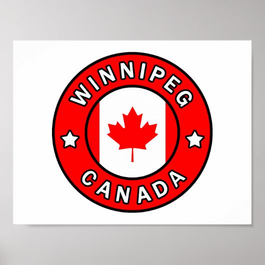 Winnipeg Canada Poster (Voorkant)