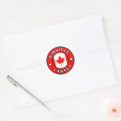 Winnipeg Canada Ronde Sticker (Envelop)