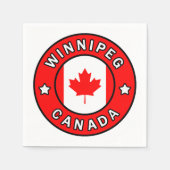Winnipeg Canada Servetten (Voorkant)