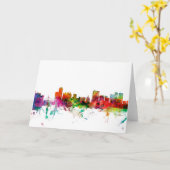 Winnipeg Canada Skyline Kaart (Gele Bloem)