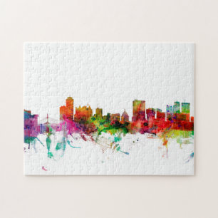 Winnipeg Canada Skyline Legpuzzel