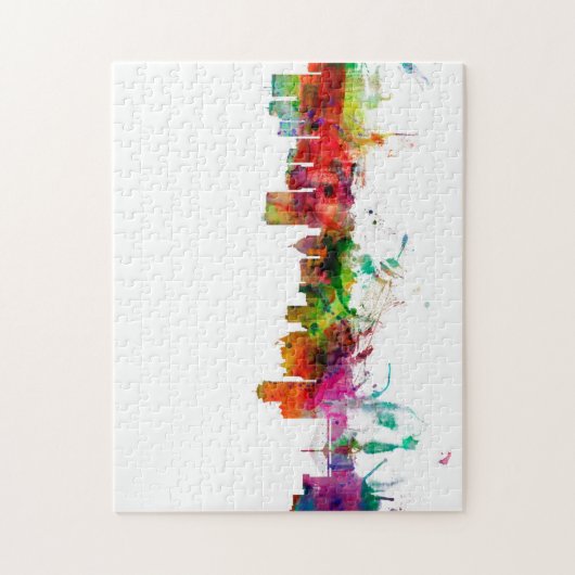 Winnipeg Canada Skyline Legpuzzel (Verticaal)