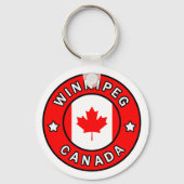 Winnipeg Canada Sleutelhanger (Voorkant)