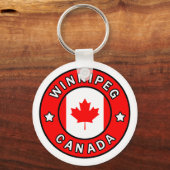 Winnipeg Canada Sleutelhanger (Voorkant)