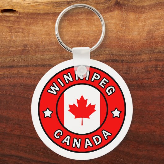 Winnipeg Canada Sleutelhanger (Voorkant)