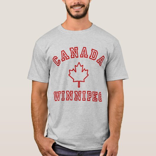 Winnipeg Canada T-shirt (Voorkant)