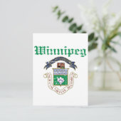 Winnipeg-design Briefkaart (Staand voorkant)