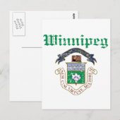 Winnipeg-design Briefkaart (Voorkant / Achterkant)
