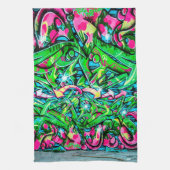 Winnipeg Graffiti Wall Kitchen Towel Theedoek (Verticaal)