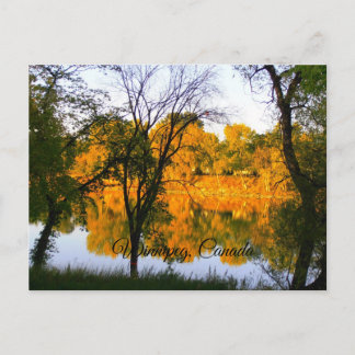 Winnipeg herfst briefkaart