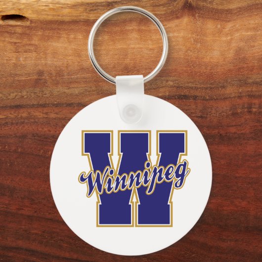 Winnipeg Letter Sleutelhanger (Voorkant)